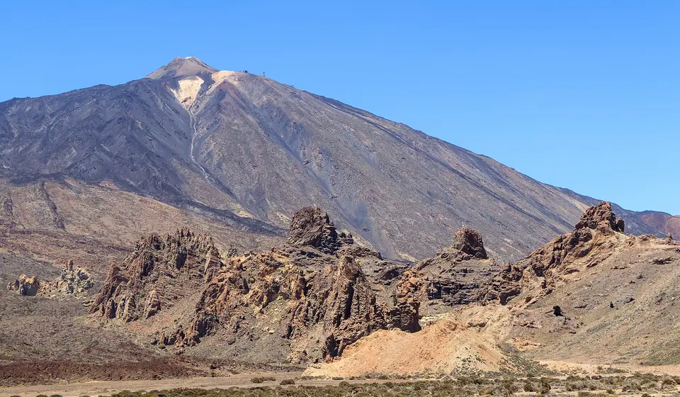 Roques de García klintis un Teides vulkāns Teides nacionālajā parkā